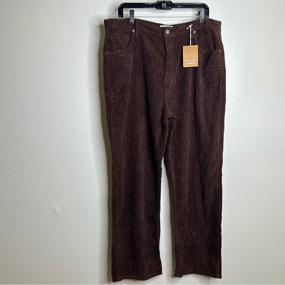 NWT Reformation 100% Organic Cotton Preston Baggy Straight Corduroy Pant 31 - Picture 5 of 14